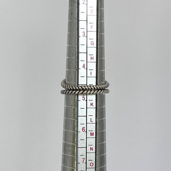 Sterling Silver 925 Oval Bezel Set Moonstone Twisted Split Shank Ring Sz 4.5 - Picture 9 of 16